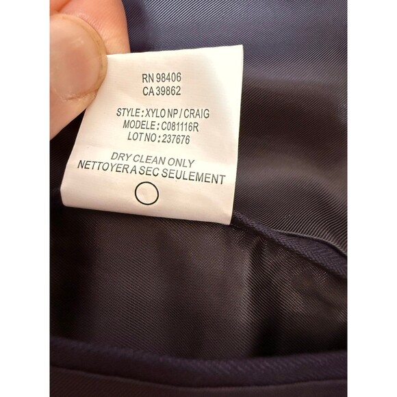 Theory Wool Sport Coat XYLO NP Blazer - Navy Blue 38R - Picture 6 of 10